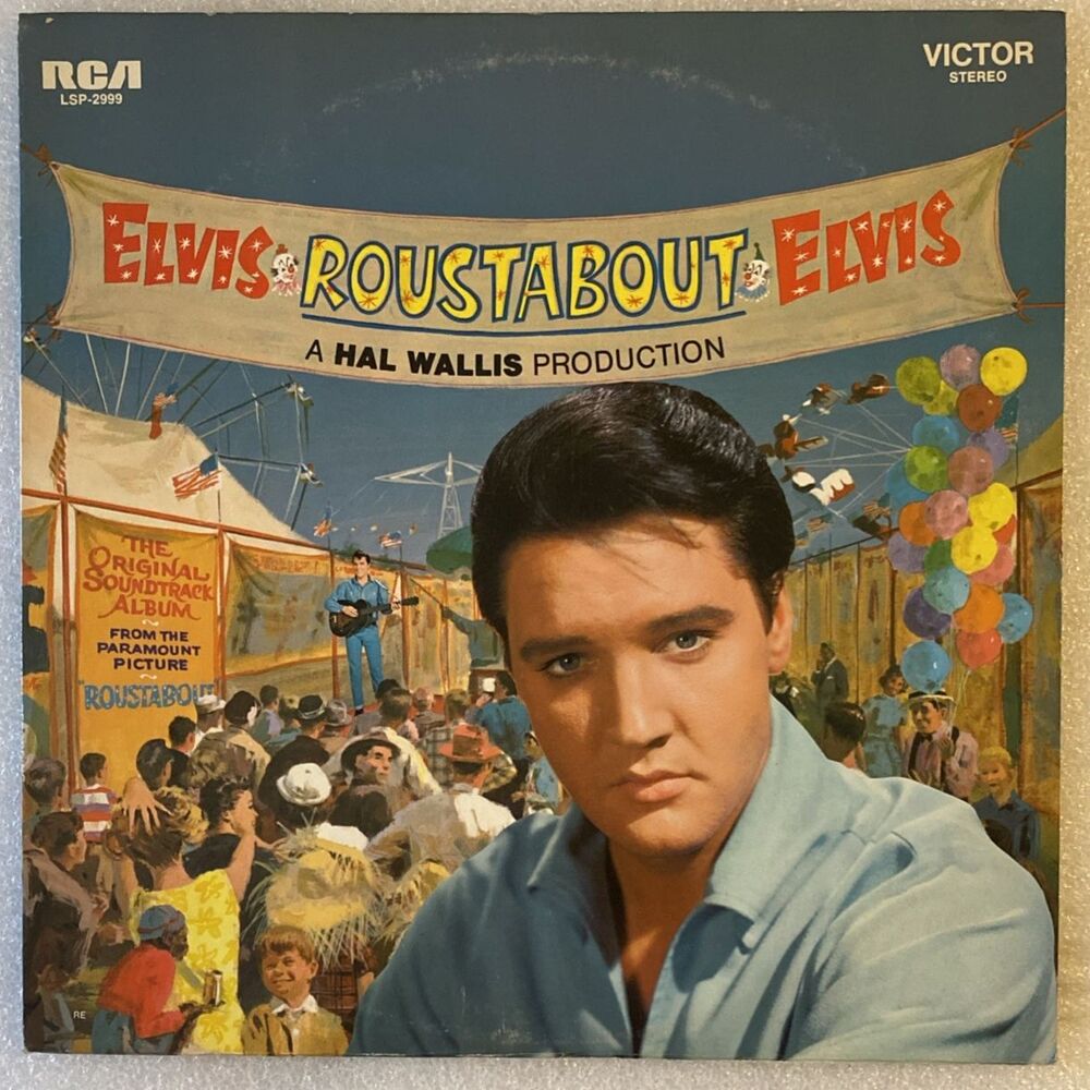 Elvis Presley Roustabout Vinyl LP RCA LSP-2999 Stereo Reissue Soundtrack Record